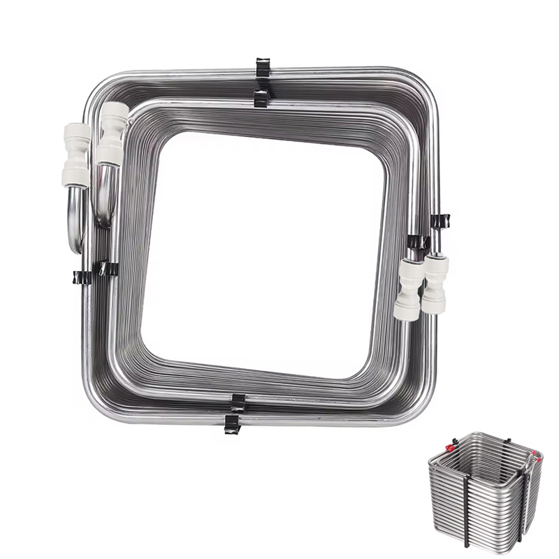 Push Fit Connector - SS 304 사각 코일, 단열형 조키