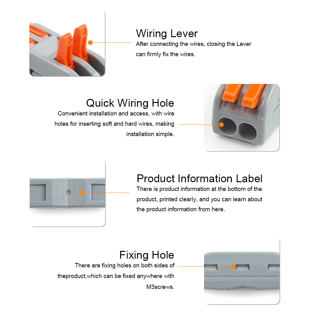 DIY GO 22PCS 레버 와이어 커넥터 푸시인 퀵  - Push Fit Connector 리뷰 및 가격